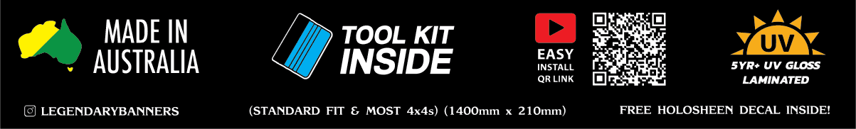 Made in Australia · Secure Payment · YouTube · UV Resistant